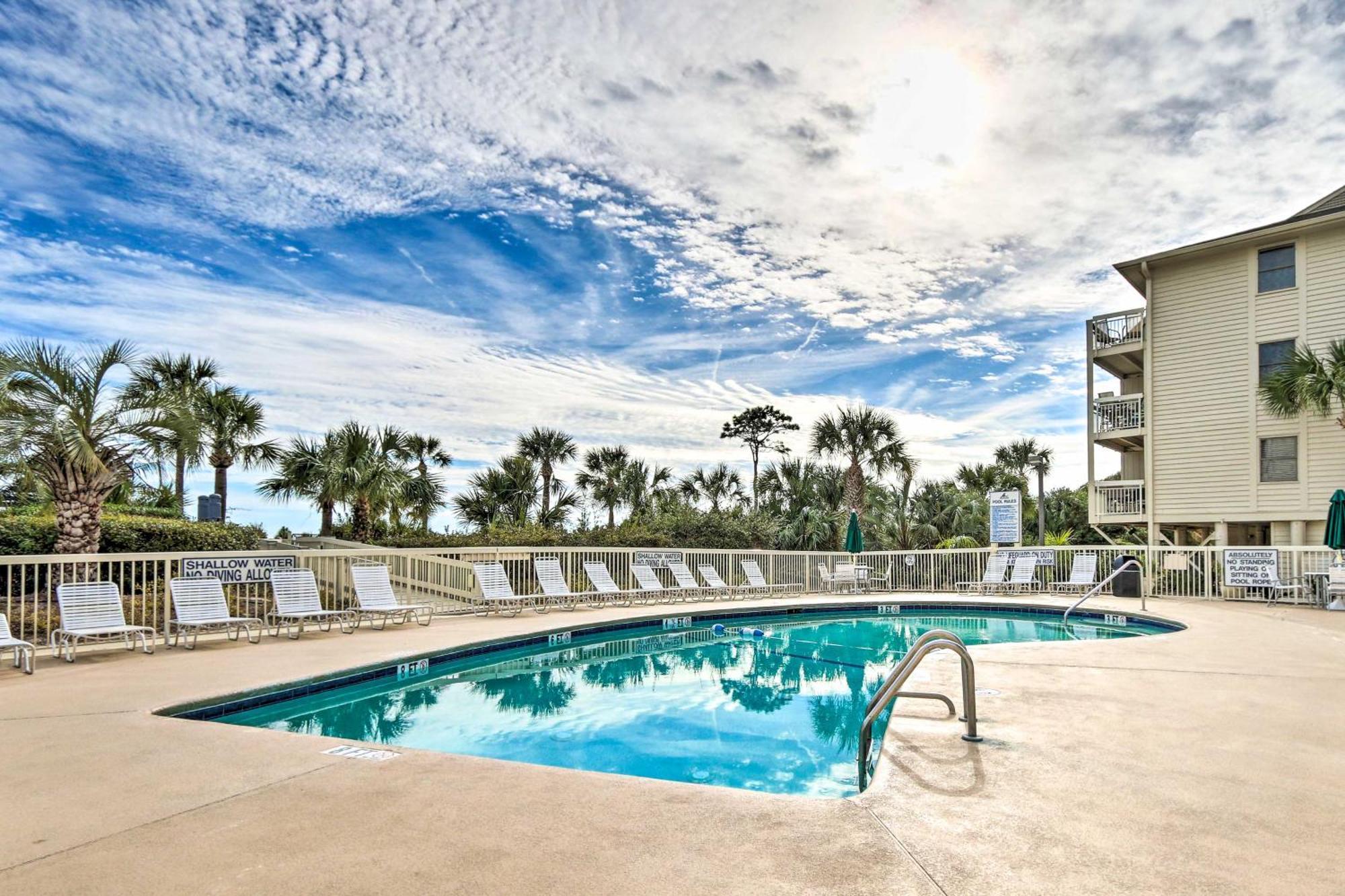 Walk To Beach Resort Condo In Hilton Head! Hilton Head Island Exterior foto