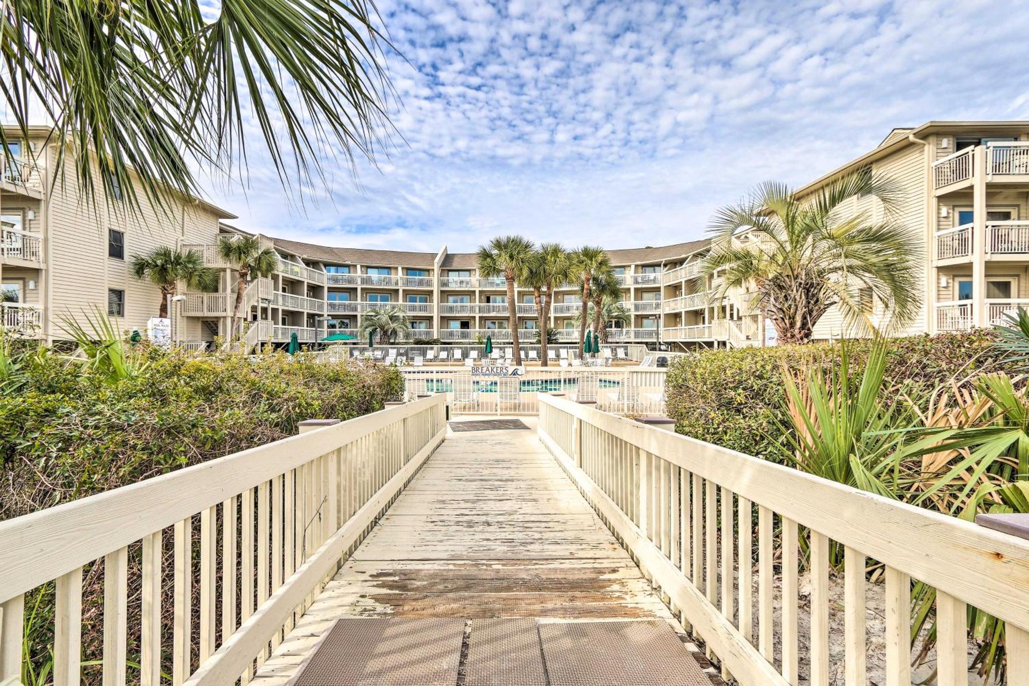 Walk To Beach Resort Condo In Hilton Head! Hilton Head Island Exterior foto