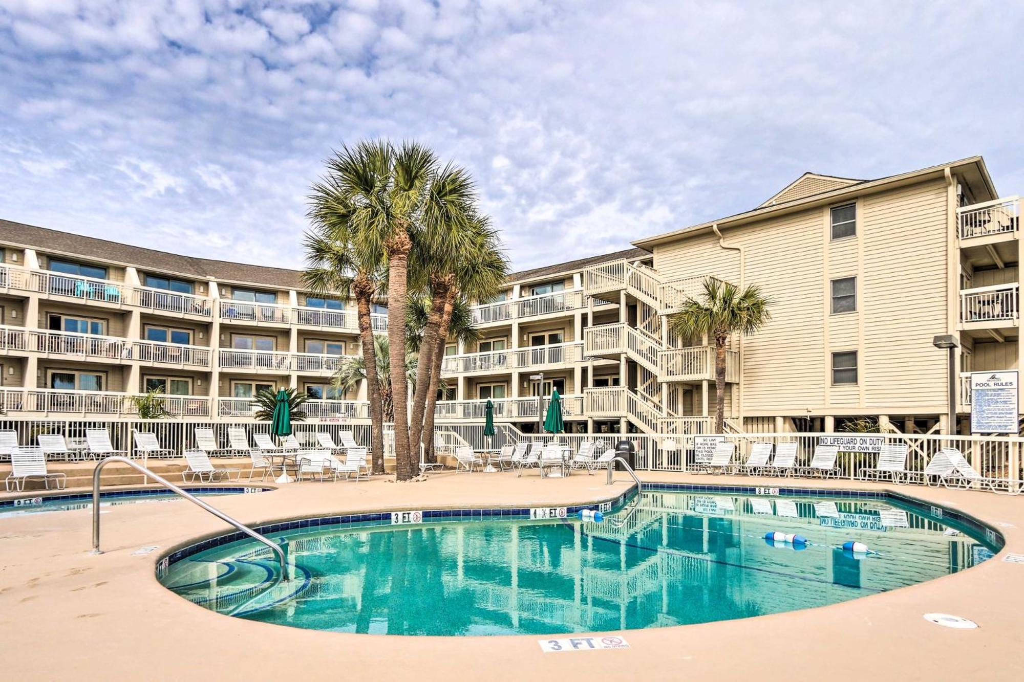 Walk To Beach Resort Condo In Hilton Head! Hilton Head Island Exterior foto